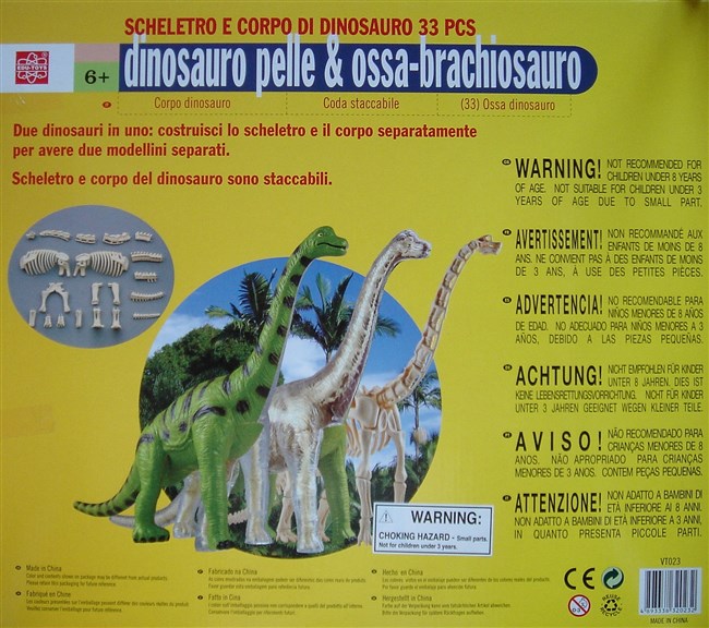 Brachiosaurus - 2 modeller i en