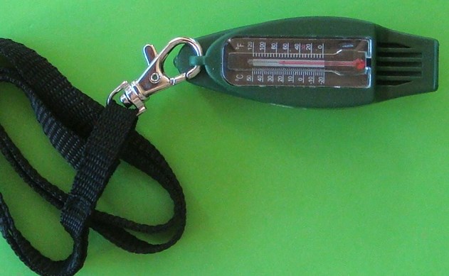 Kompas og termometer Kompas og termometer