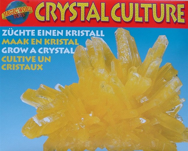 Krystaldyrkning - enkel citrin Krystaldyrkning - enkel citrin