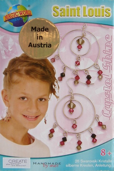 Øreringe med Swarovski krystaller - Saint Louis