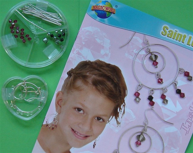 Øreringe med Swarovski krystaller - Saint Louis