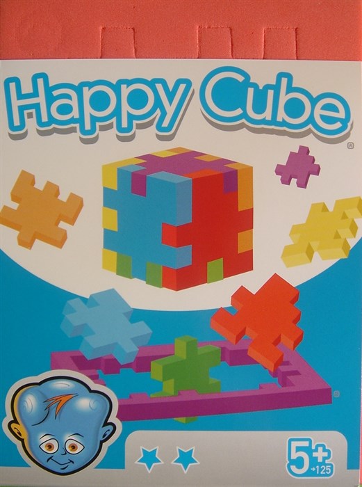 Rød Happy Cube Original - Paris