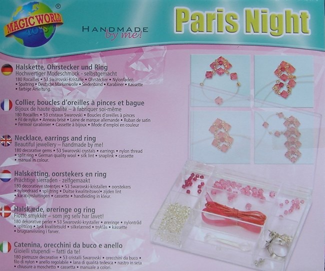 Smykker med Swarovski krystaller - Paris Night