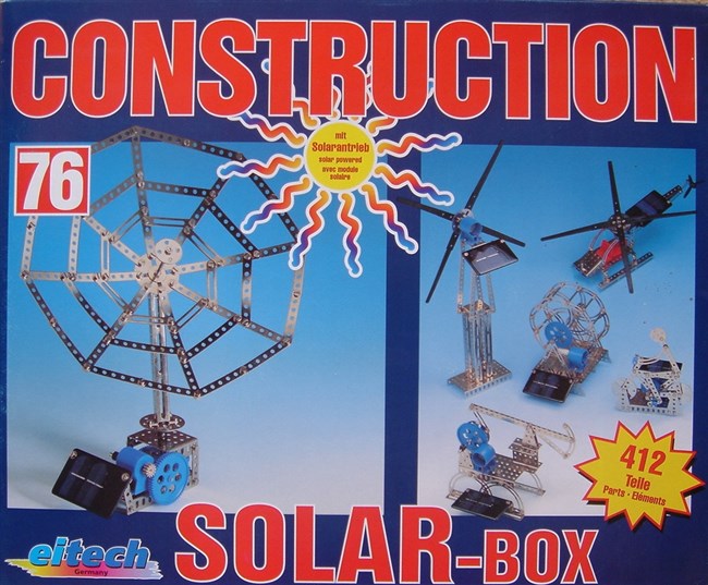Stort sæt med solceller, motor, m.m. - 412 dele