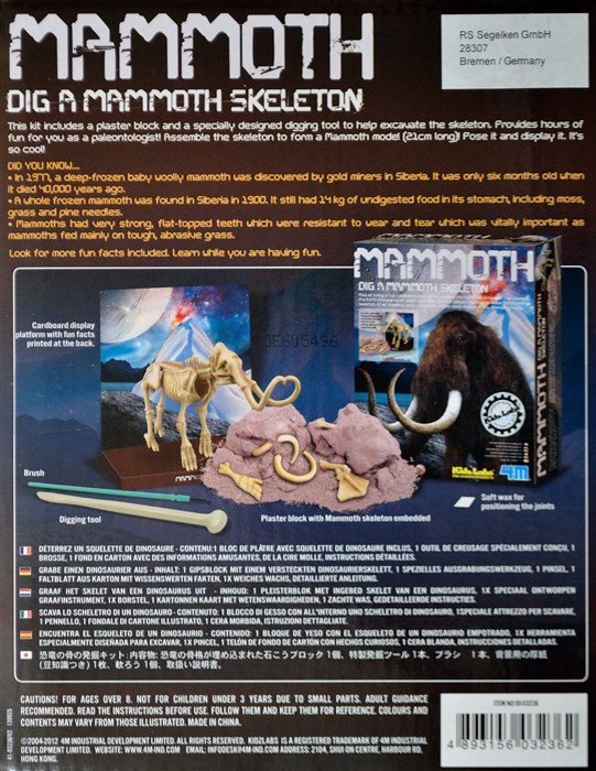 Udgrav et mammut skelet Udgrav et mammut skelet
