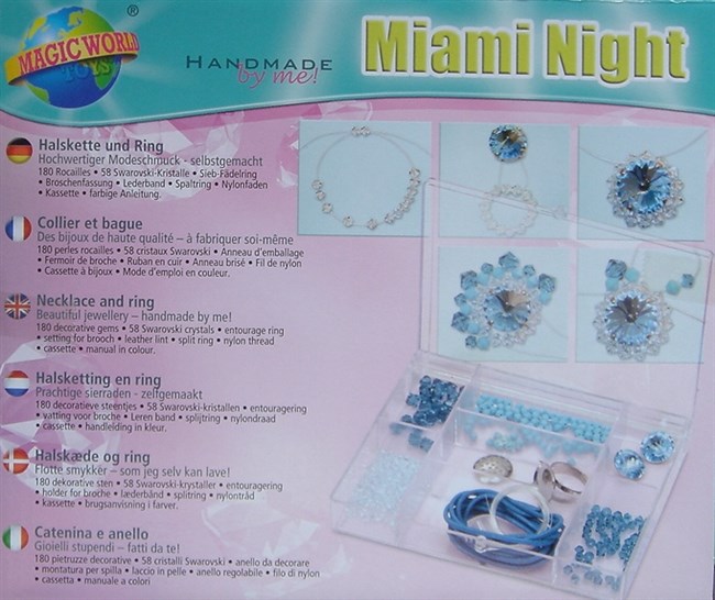 Smykker med Swarovski krystaller - Miami Night