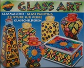 Glasmaling - 5 glas og 1 smykkeskrin