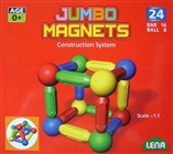 Jumbo magneter - 24 dele