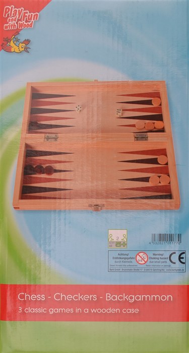 3 spil i et - skak - dam - backgammon 3 spil i et - skak - dam - backgammon