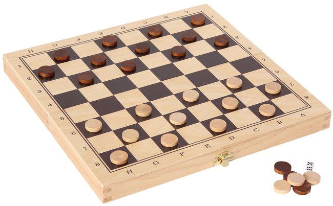 3 spil i et - skak - dam - backgammon 3 spil i et - skak - dam - backgammon