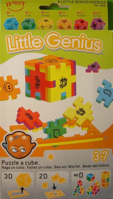 4 stk. ens Little Genius - 6'er pakke 