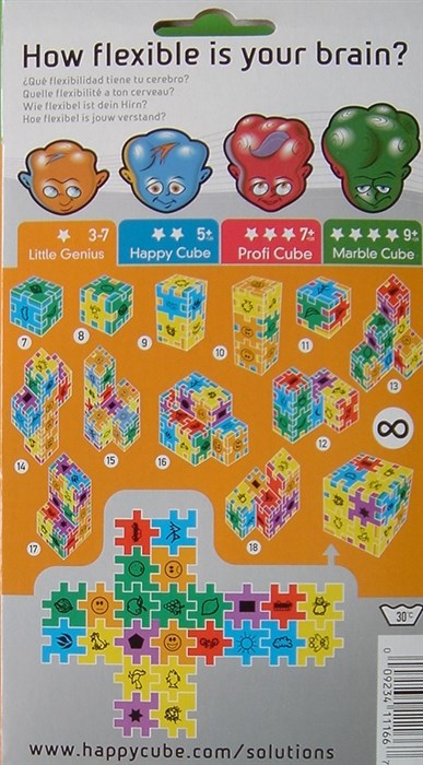 4 stk. ens Little Genius - 6'er pakke 4 stk. ens Little Genius - 6'er pakke