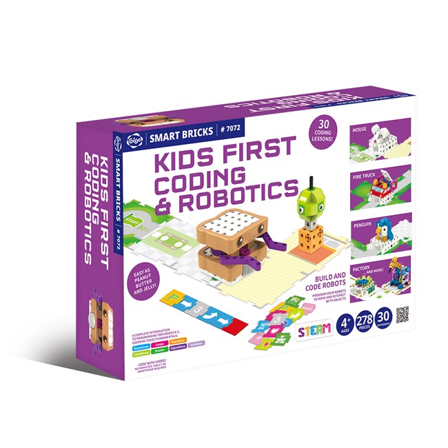 Børns første kodning og robot, 4-10+ år