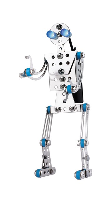Byg robot med blinkende øjne