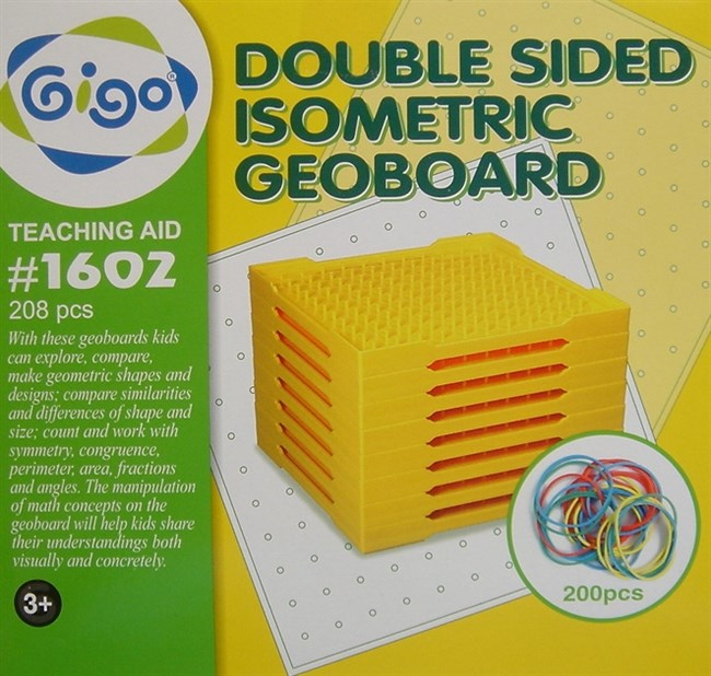 Dobbeltsidede plader til at lave geometriske figurer på - 10x10. Dobbeltsidede plader til at lave geometriske figurer på - 10x10.