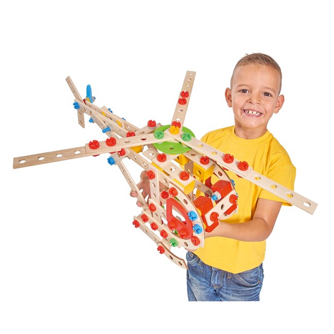 Eichhorn 39048 - Træ byggesæt - 225 dele, 5 model Eichhorn 39048 - Træ byggesæt - 225 dele, 5 model
