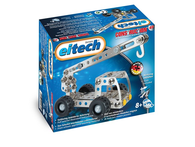 Eitech metal byggesæt - Kranbiler Eitech metal byggesæt - Kranbiler