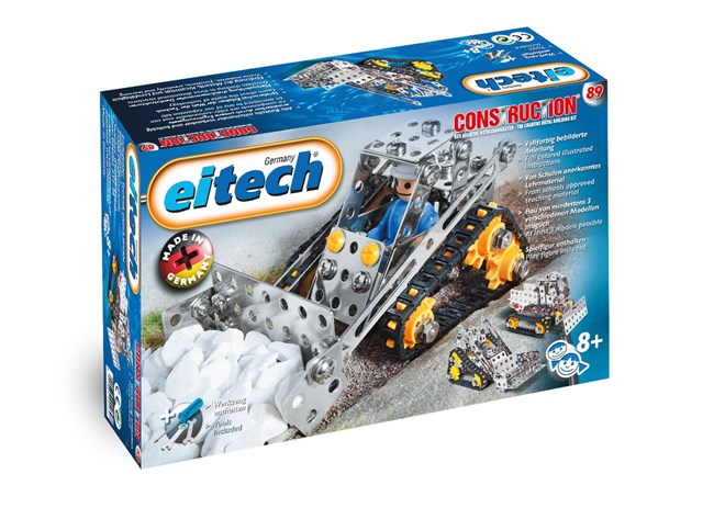 Eitech metalbyggesæt - Byg bulldozer eller gravko Eitech metalbyggesæt - Byg bulldozer eller gravko
