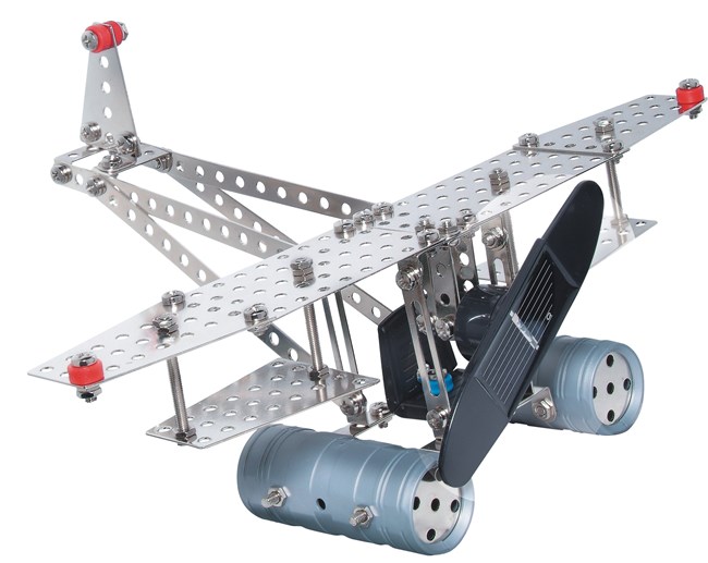 Eitech metalbyggesæt - Byg helikopter, fly eller båd med solcellepropel Eitech metalbyggesæt - Byg helikopter, fly eller båd med solcellepropel