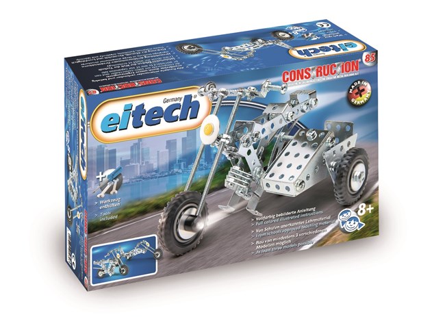 Eitech metalbyggesæt - byg motorcykler med 2 eller 3 hjul Eitech metalbyggesæt - byg motorcykler med 2 eller 3 hjul