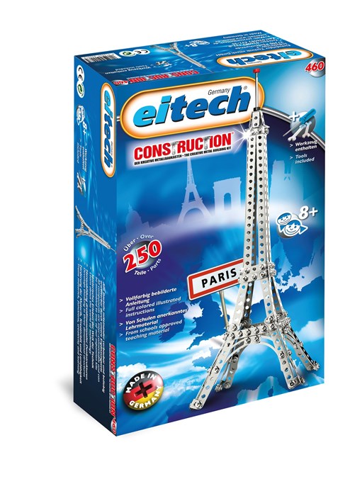 Eitech metalbyggesæt - Eifeltårn - 45 cm højt Eitech metalbyggesæt - Eifeltårn - 45 cm højt