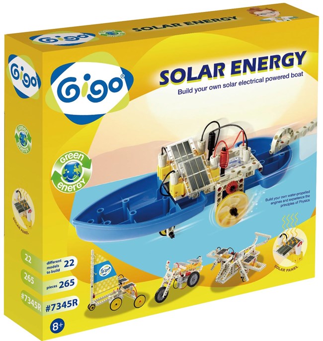 Gigo 7345 - Solenergi byggesæt med 22 modeller