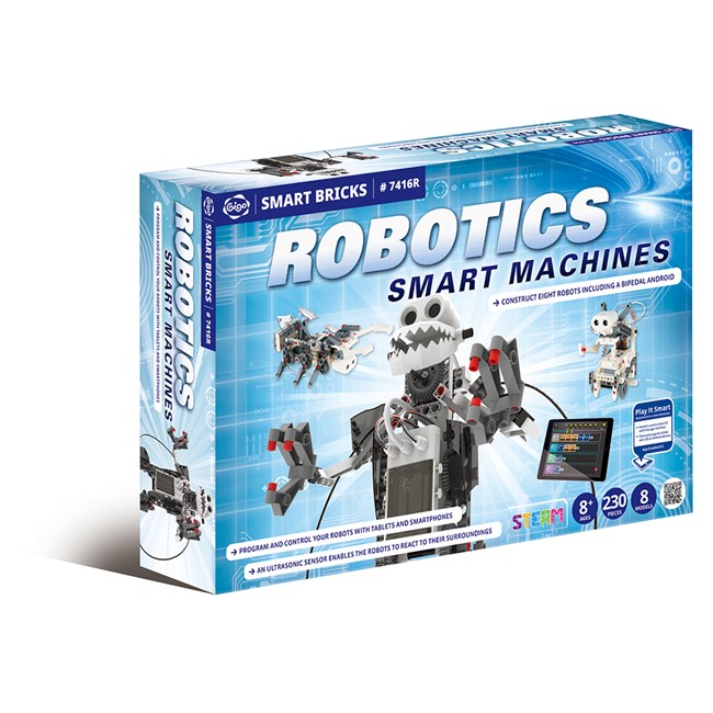 Gigo 7416 programmerbar byggesæt - Smarte programmerbare robotter og maskiner Gigo 7416 programmerbar byggesæt - Smarte programmerbare robotter og maskiner