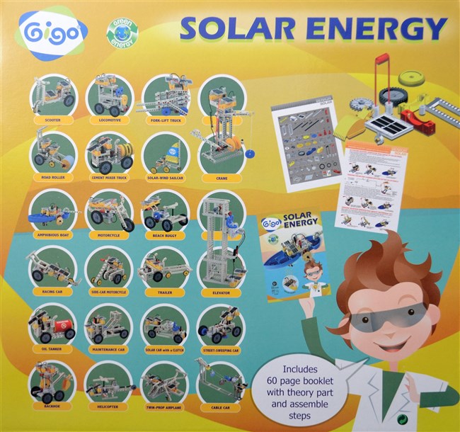 Gigo byggesæt 7345 - Stort solenergi sæt Gigo byggesæt 7345 - Stort solenergi sæt