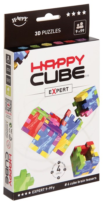 Happy Cube Expert / Marble Cube - 6'er pakke