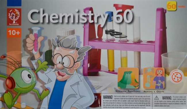 Kemisæt med 60 forsøg