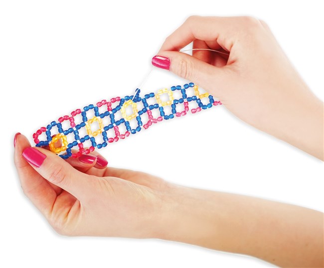 Lena 42328 - Lav perle armbånd og halsbånd - lille Lena 42328 - Lav perle armbånd og halsbånd - lille