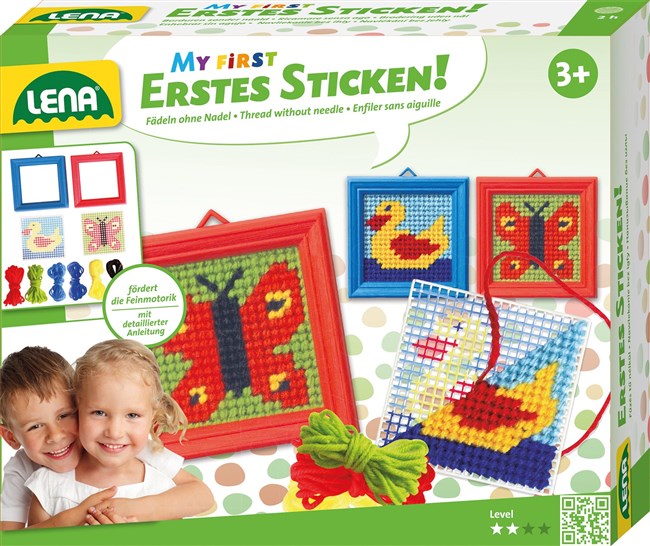 Lena 42685A Dit første broderi med korssting på plader Lena 42685A Dit første broderi med korssting på plader