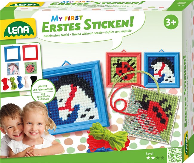 Lena 42685B Dit første broderi med korssting på plader Lena 42685B Dit første broderi med korssting på plader