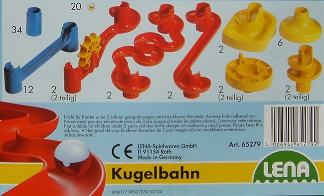 Lena Cascade kuglebane 65279 - Kæmpe sæt Lena Cascade kuglebane 65279 - Kæmpe sæt