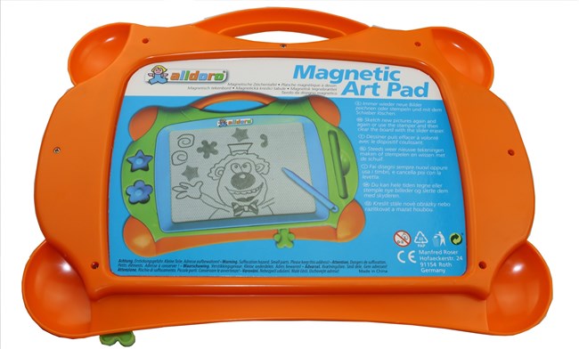 Magnetisk tegnebræt / tegnetavle - Sort/hvid Magnetisk tegnebræt / tegnetavle - Sort/hvid