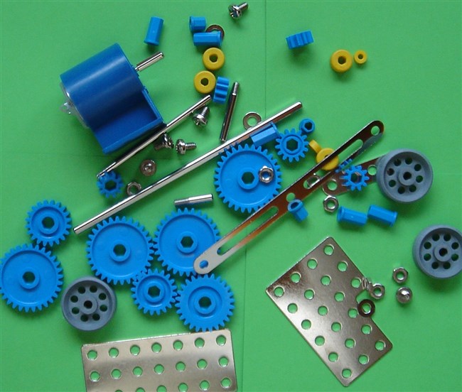 Motor samt tandhjul til gear Motor samt tandhjul til gear
