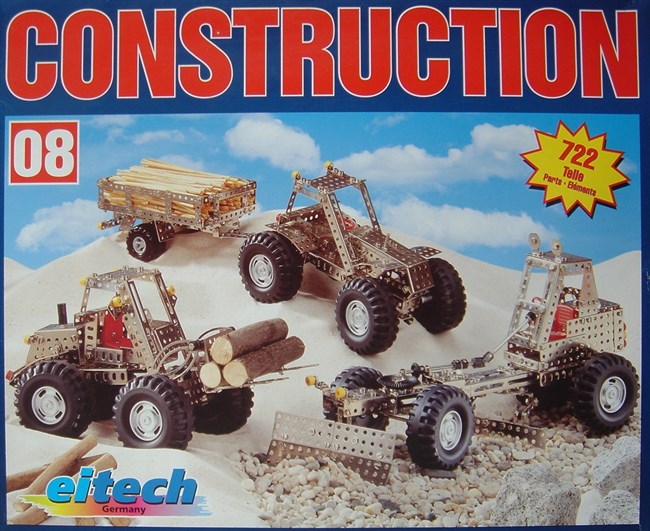 Stort sæt, bygning af traktor m.m. Stort sæt, bygning af traktor m.m.