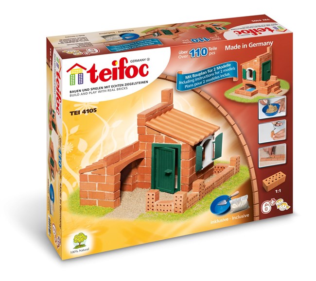 Teifoc 4105 byggesæt - Byg hus med mini mursten Teifoc 4105 byggesæt - Byg hus med mini mursten