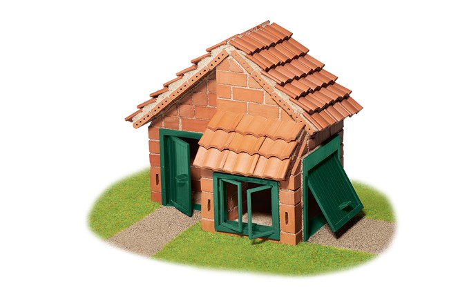 Teifoc 4210 byggesæt - Huse med tegl Teifoc 4210 byggesæt - Huse med tegl