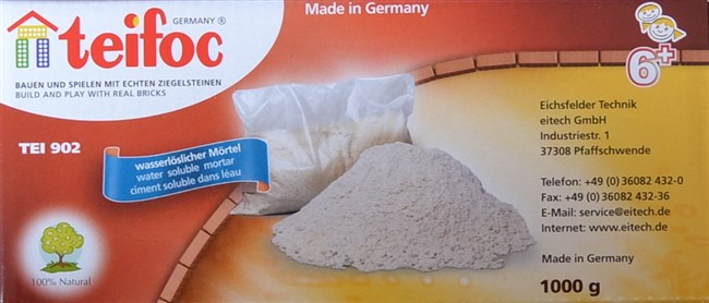 Teifoc byggesæt - 1 kg cement Teifoc byggesæt - 1 kg cement