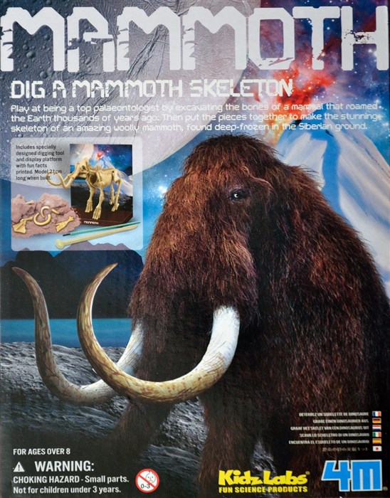 Udgrav et mammut skelet