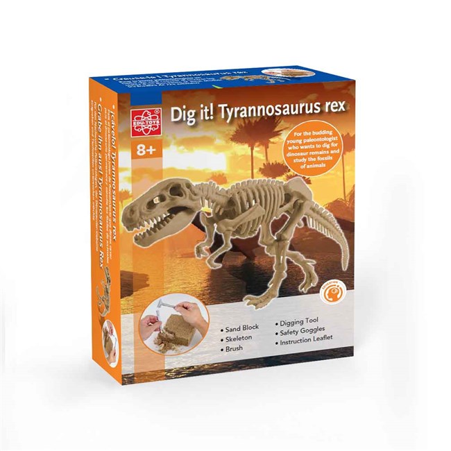Udgrav Tyrannosaurus Rex skelet
