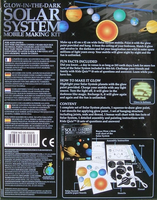 Uro med solsystem Uro med solsystem