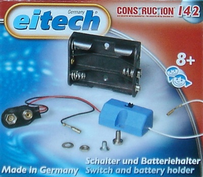 Batteriholder og kontakt