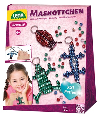 Lena 42131 - 3 glinsende maskot vedhæng