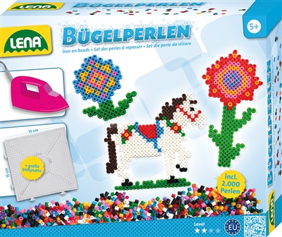 Strygejerns perler - blomster og heste