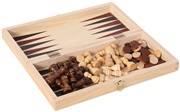 3 spil i et - skak - dam - backgammon