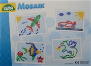 Mosaik figurer - gennemsigtige, 10 mm