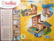 Teifoc 4700 Villa med garage - bygget med mini mursten