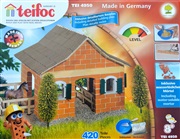 Teifoc 4950 Hestestald med Teifoc mini mursten